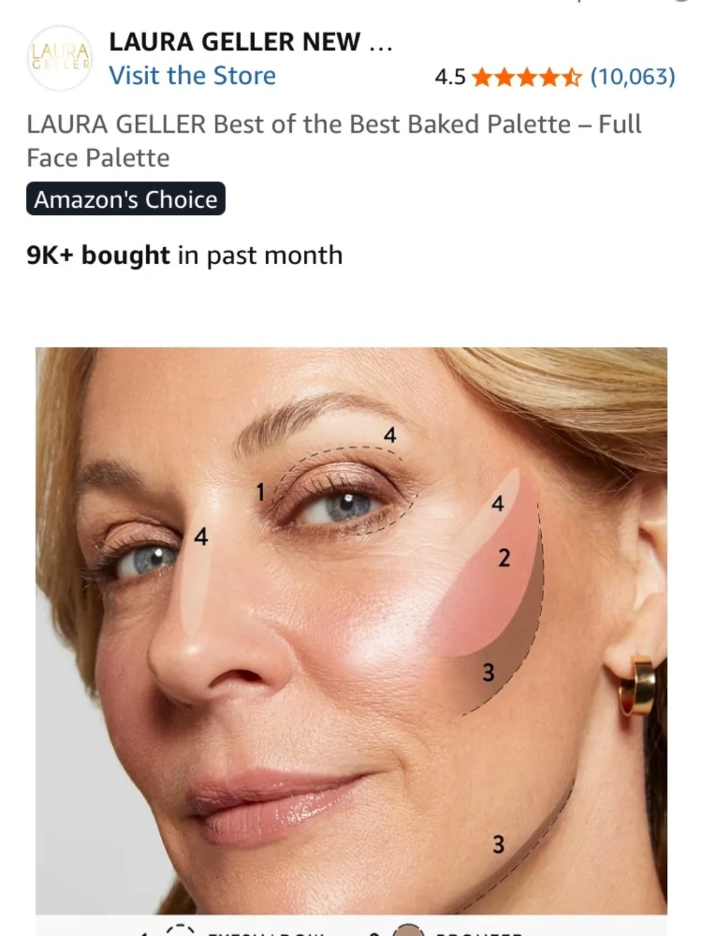Laura Geller Pink & Neutral Full Face Baked Palette